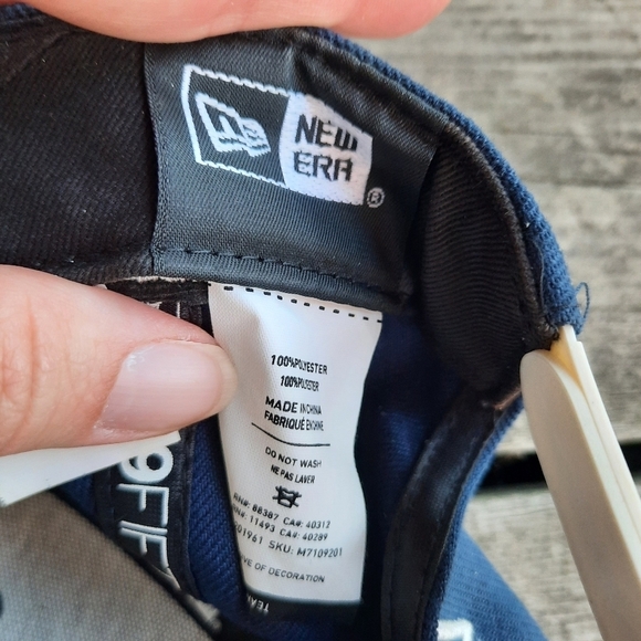 TaylorMade New Era 9Fifty M3 Tour Hat navy blue embroidered golf baseball hat - Picture 14 of 16